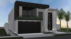 Proyecto Arquitectónico Casa de 2 Niveles, 17 m. x 33 m.