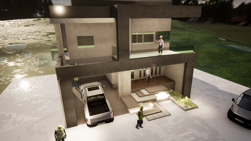 Proyecto Arquitectónico Casa de 2 Niveles, 9 m. x 15 m.