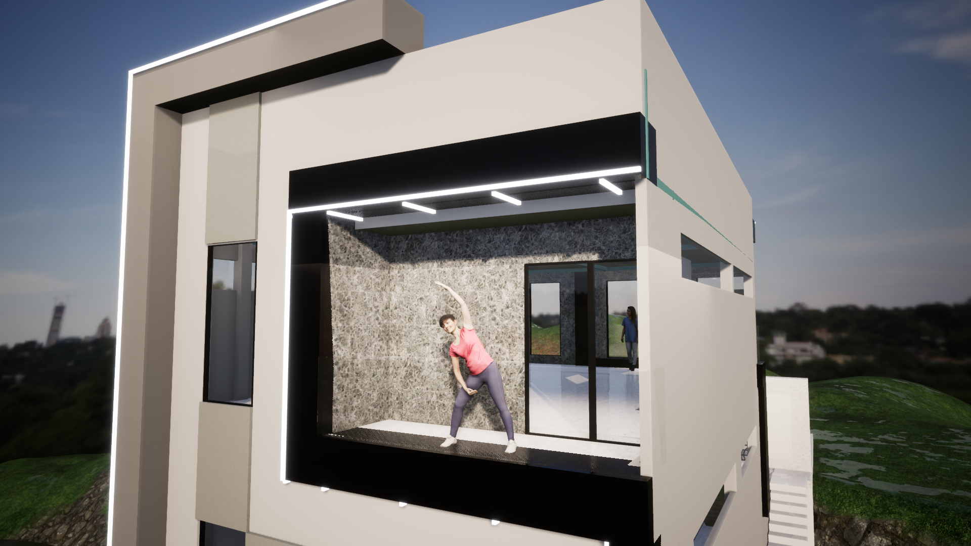 Proyecto Arquitectónico Comercial en 4 Niveles, 8 m. x 10 m.