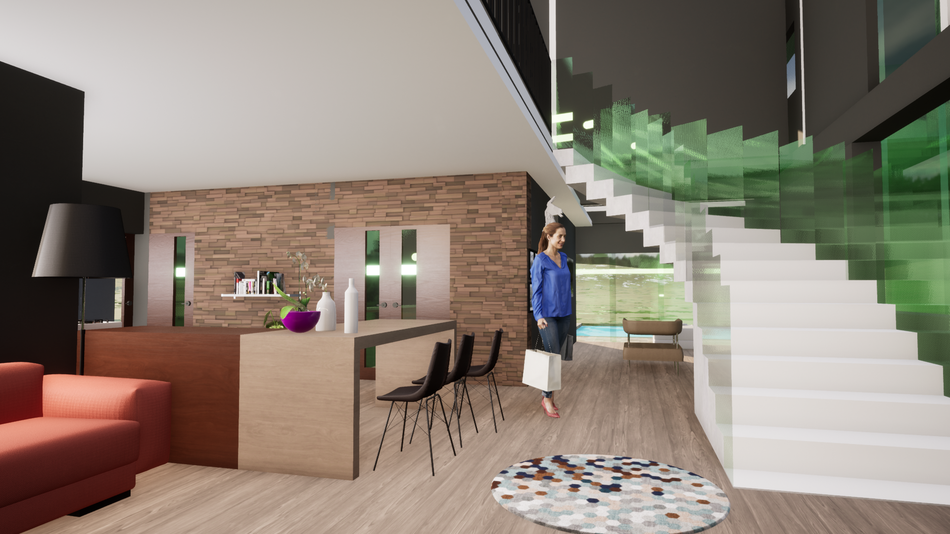Proyecto Arquitectónico Casa de 2 Niveles, 9 m. x 15 m.