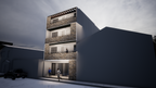 Proyecto Arquitectónico Multifamiliar + Locales Comerciales (4 Niveles) 17.5 m. x 7.5 m.