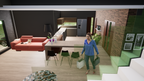 Proyecto Arquitectónico Casa de 2 Niveles, 9 m. x 15 m.