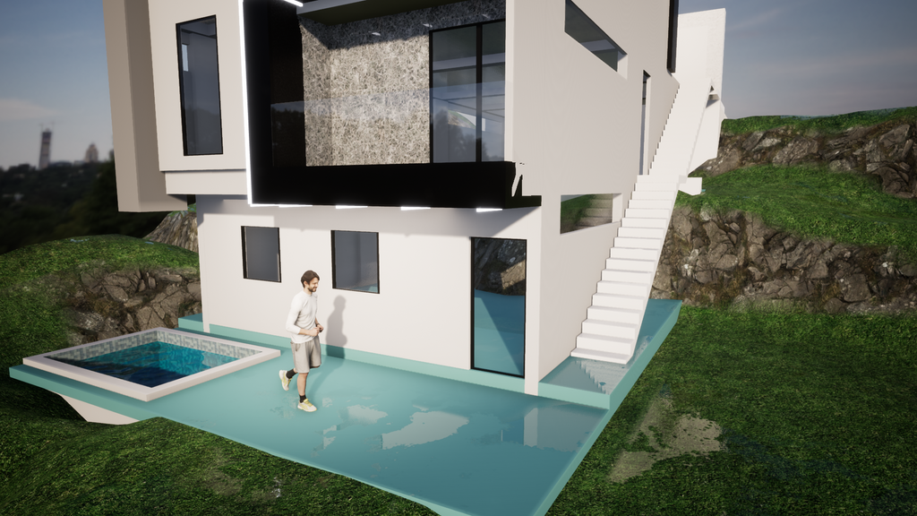 Proyecto Arquitectónico Comercial en 4 Niveles, 8 m. x 10 m.