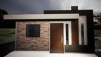 Proyecto Arquitectónico Casa de un solo nivel 6 m. x 8 m.