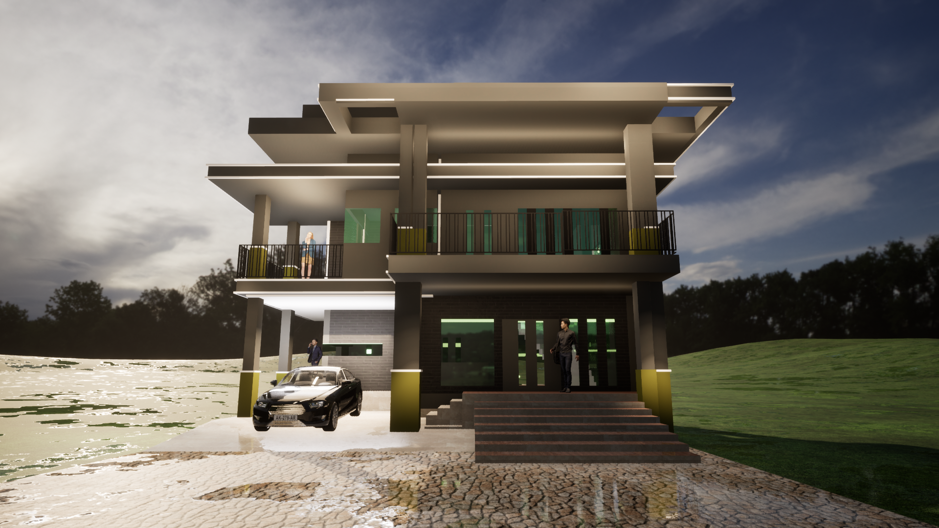 Proyecto Arquitectónico Casa de 2 Niveles, 9 m. x 15 m.
