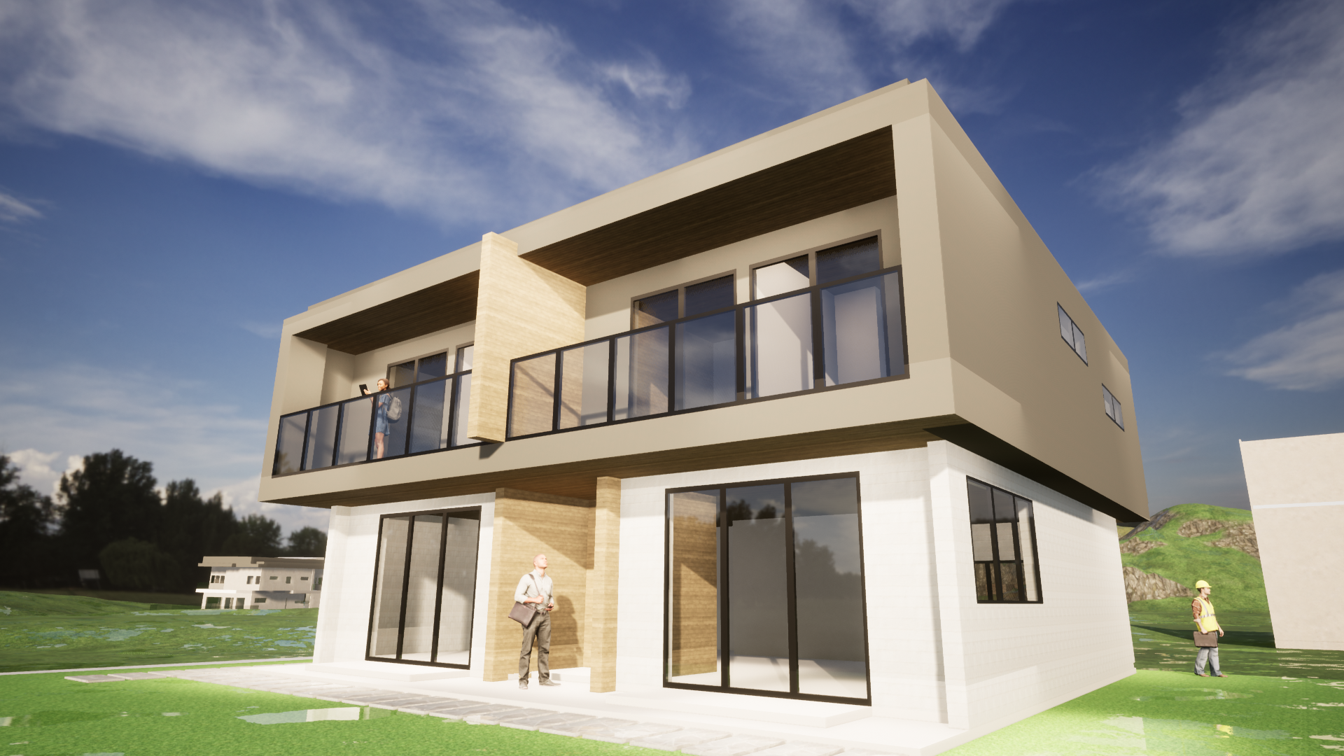 Proyecto Arquitectónico Residencial de 3 departamentos en 2 Niveles, 12 m. x 10 m.