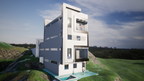 Proyecto Arquitectónico Comercial en 4 Niveles, 8 m. x 10 m.