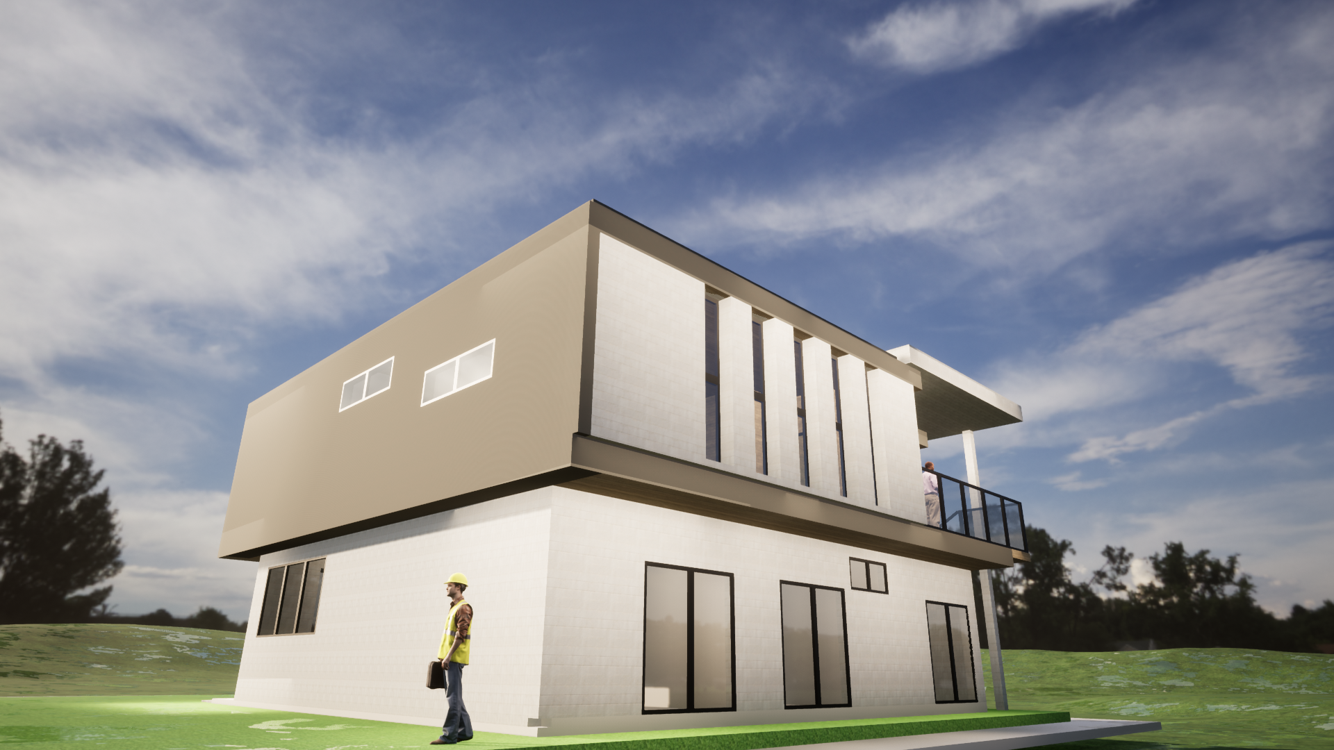 Proyecto Arquitectónico Residencial de 3 departamentos en 2 Niveles, 12 m. x 10 m.