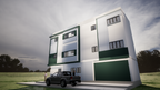 Proyecto Arquitectónico Comercial en 3 Niveles, 15 m. x 6 m.