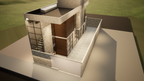 Proyecto Arquitectónico Casa de dos niveles 17 m. x 7 m.