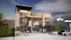 Proyecto Arquitectónico Comercial en 3 Niveles, 15 m. x 15 m.
