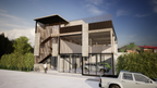 Proyecto Arquitectónico Comercial en 3 Niveles, 15 m. x 15 m.