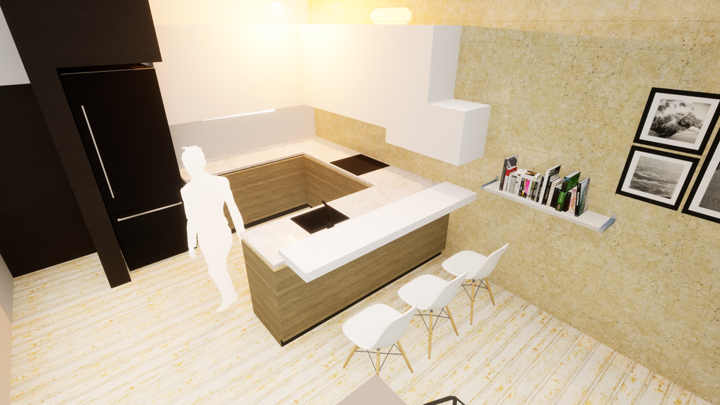 Proyecto Arquitectónico Casa de 2 Niveles, 7 m. x 14 m.
