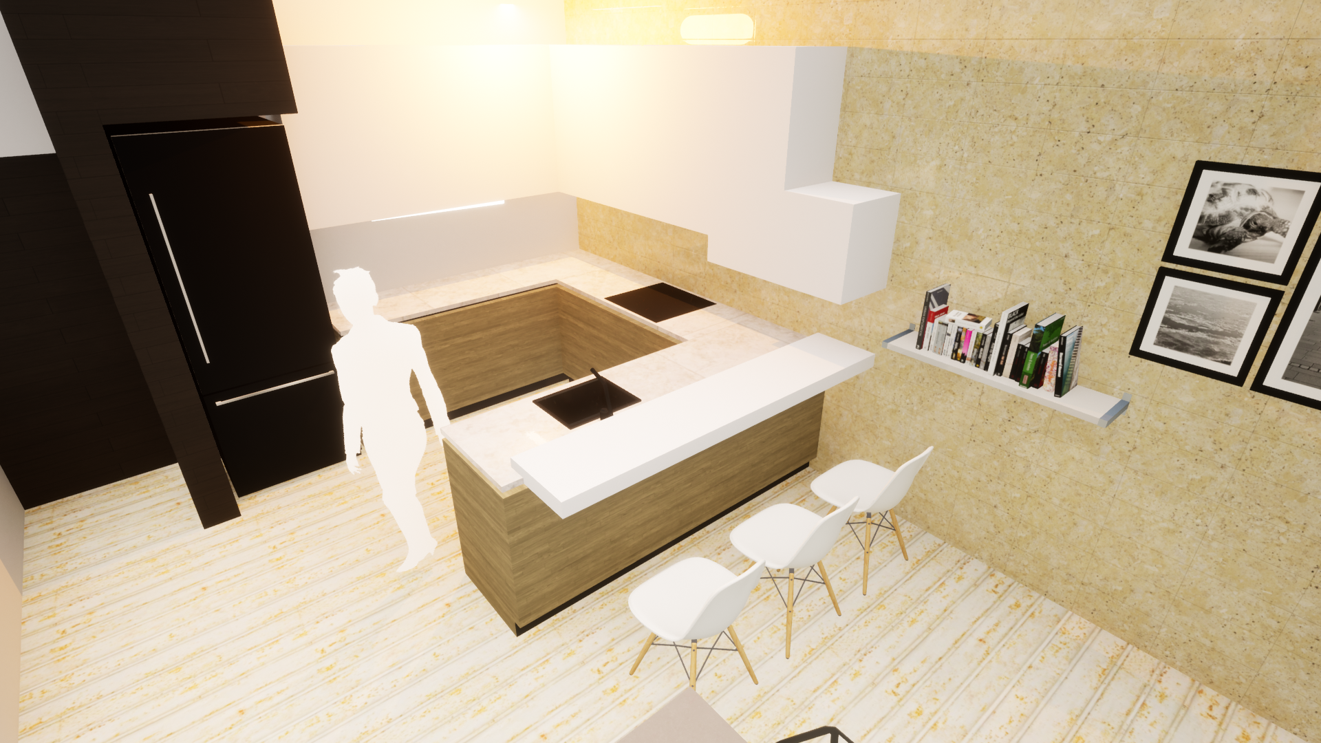 Proyecto Arquitectónico Casa de 2 Niveles, 7 m. x 14 m.