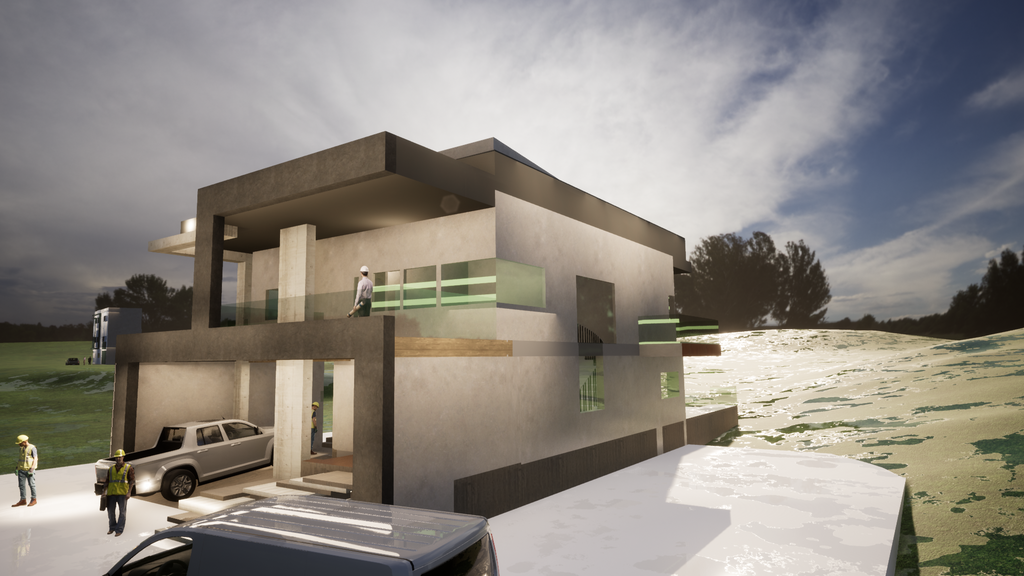 Proyecto Arquitectónico Casa de 2 Niveles, 9 m. x 15 m.