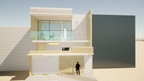 Proyecto Arquitectónico Casa de 2 Niveles, 7 m. x 14 m.