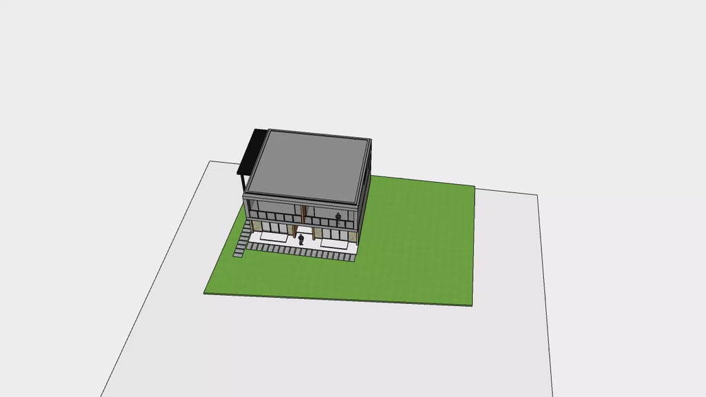 Proyecto Arquitectónico Residencial de 3 departamentos en 2 Niveles, 12 m. x 10 m.