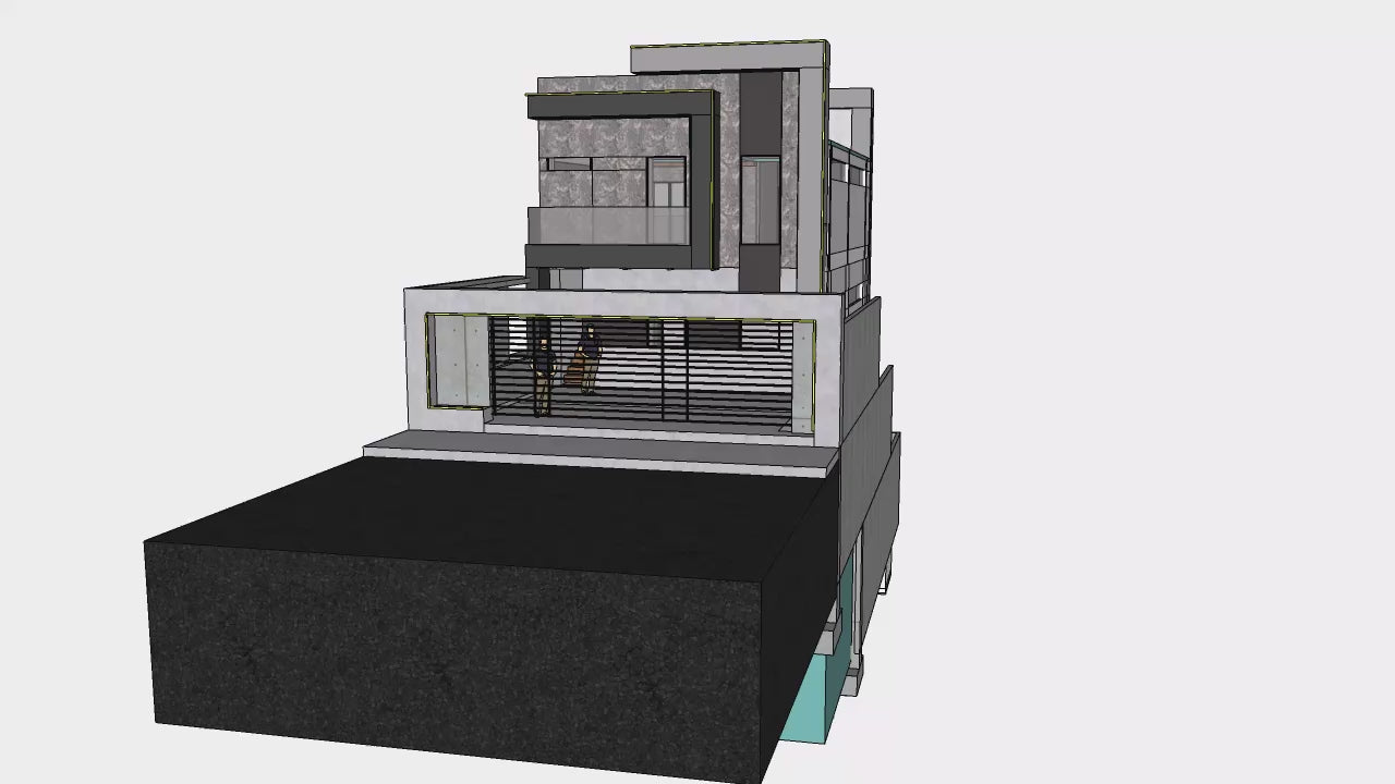 Proyecto Arquitectónico Comercial en 4 Niveles, 8 m. x 10 m.