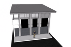 Proyecto Arquitectónico Comercial en 2 Niveles, 6 m. x 8 m.